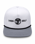 7 Iron Country Club Rope Hat (White Gray)