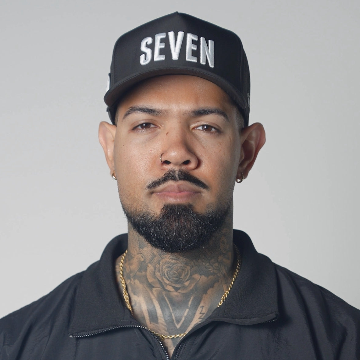 7 Iron Golf Performance Hat (BlK)