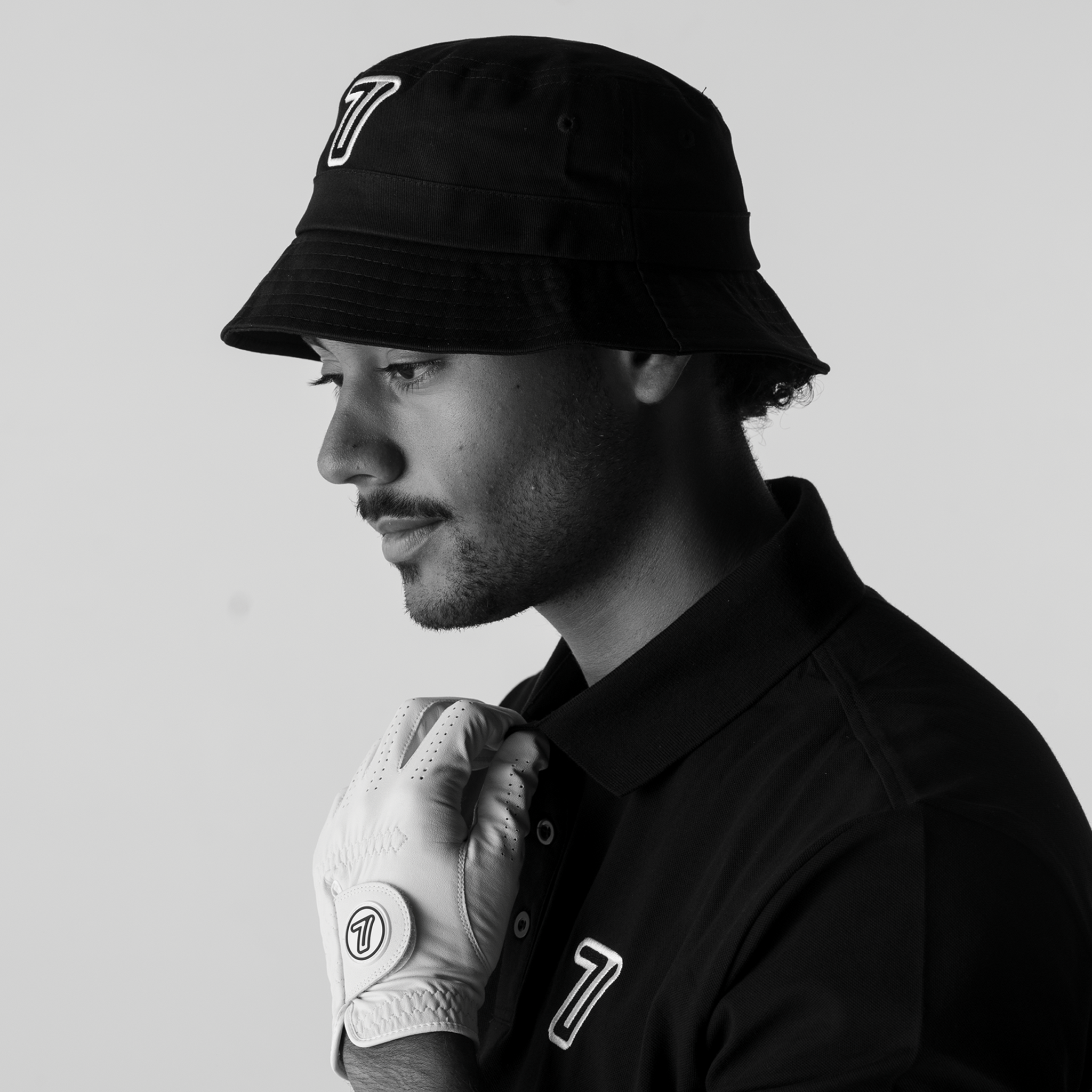 7 Iron Black Bucket Hat – 7 Iron Golf
