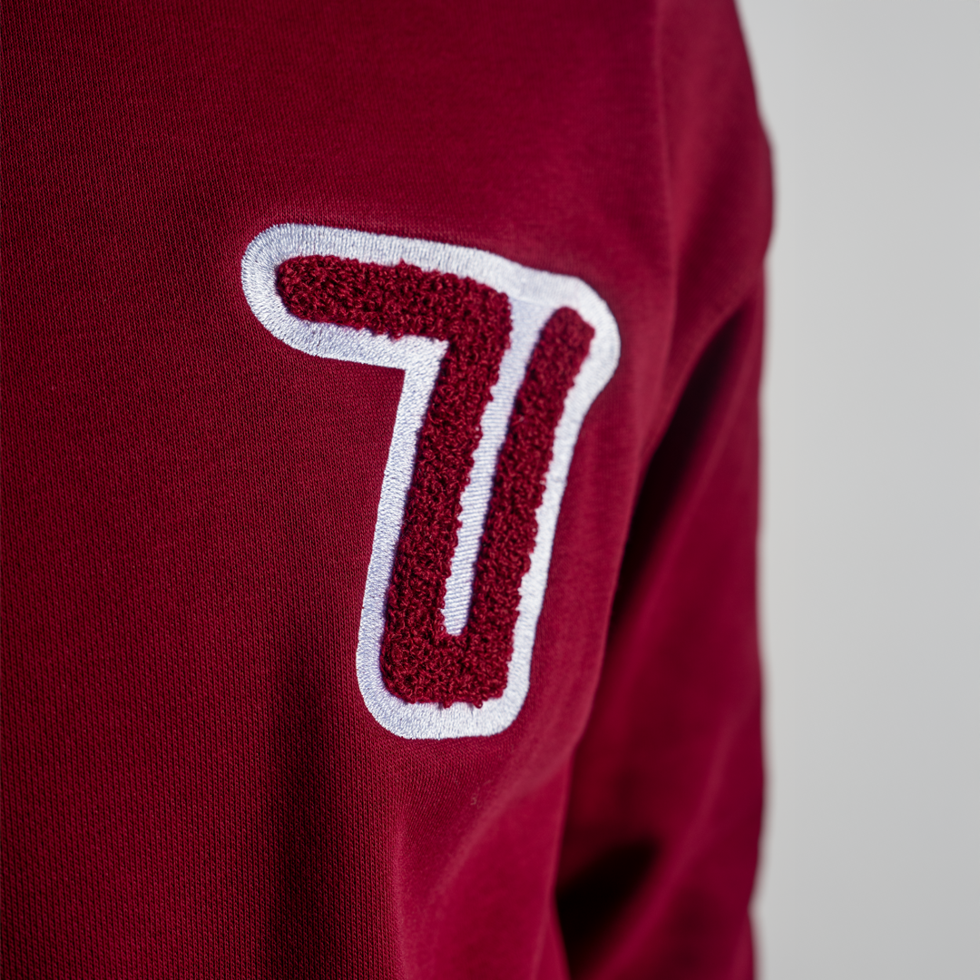 7 Iron Maroon Crewneck
