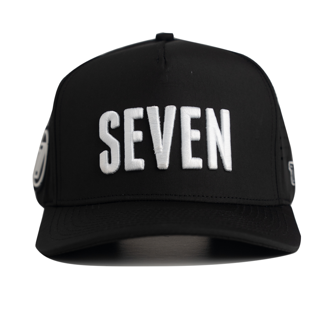 7 Iron Golf Performance Hat (BlK)