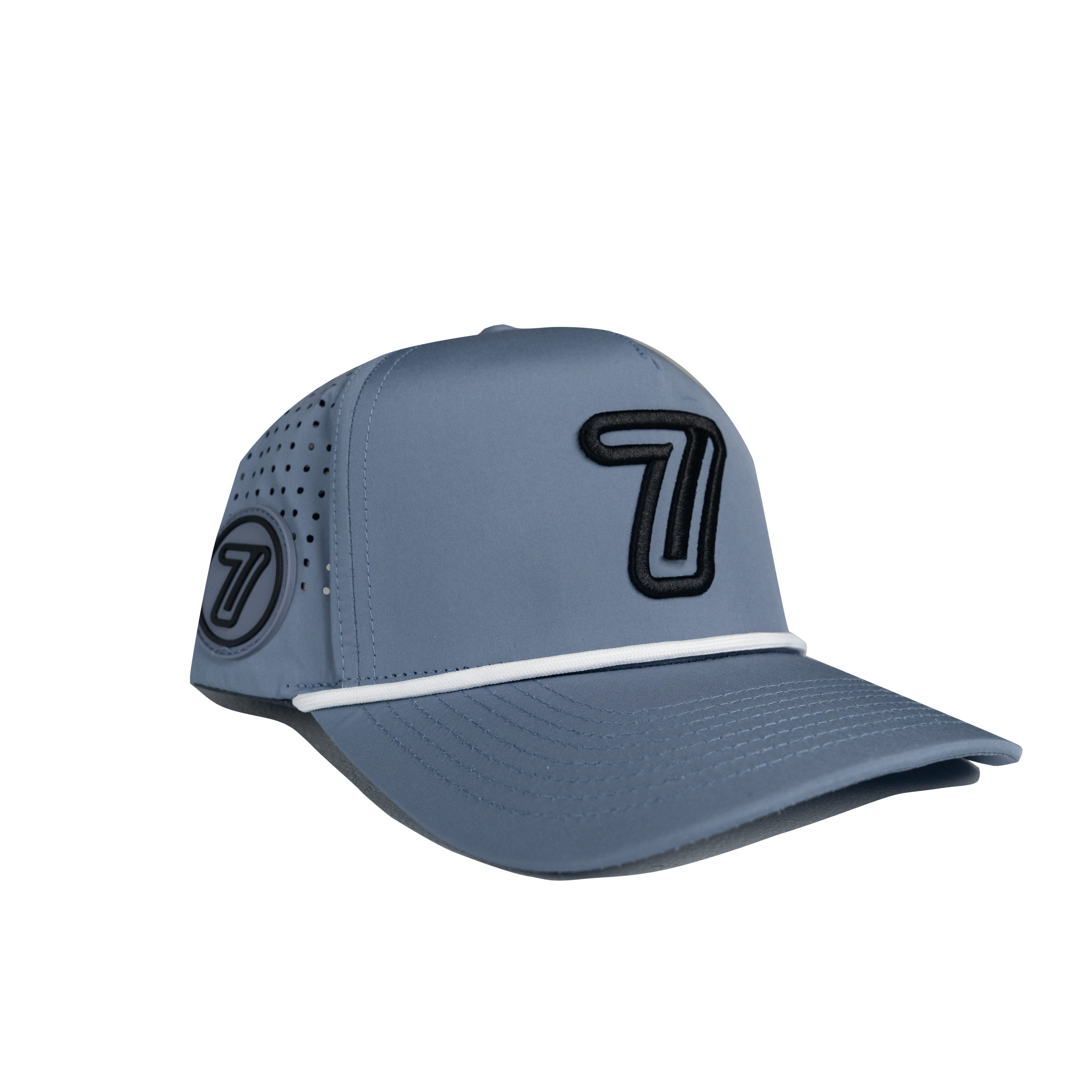 Performance Rope 5 Panel Snapback (Blue) – 7 Iron Golf