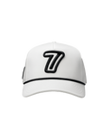 Performance Rope 5 Panel Snapback (White)