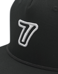 7 Iron Golf Essential Rope Hat (Black)