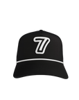 Performance Rope 5 Panel Snapback (Black)