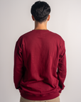 7 Iron Maroon Crewneck