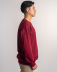 7 Iron Maroon Crewneck