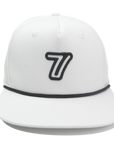 7 Iron Golf Essential Rope Hat (White)