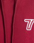 7 Iron Maroon Hoodie