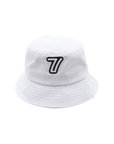 7 Iron White Bucket Hat