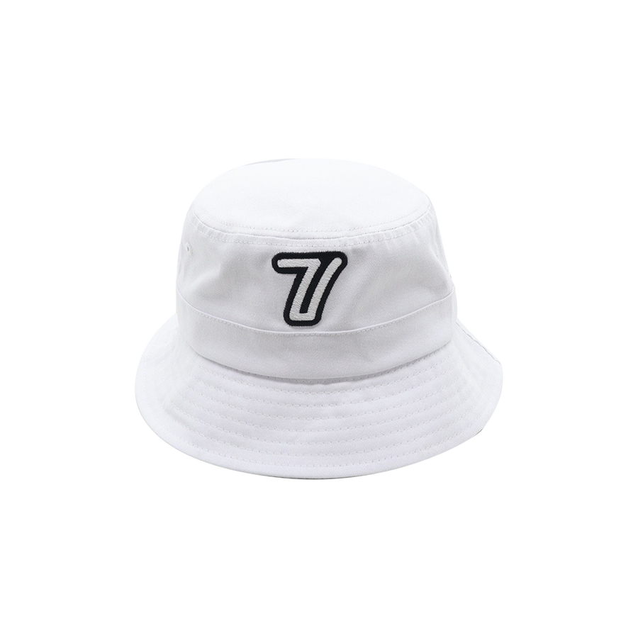 7 Iron White Bucket Hat