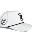 Performance Rope 5 Panel Snapback (White)